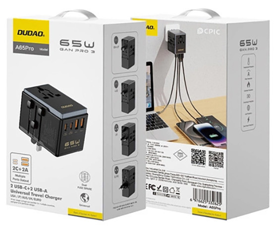 DUDAO Universal Travel Charger 65w (A65pro)