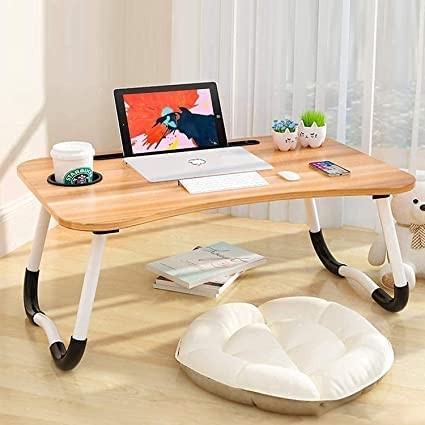 Multi-Purpose Laptop Desk for Study and Reading with Foldable